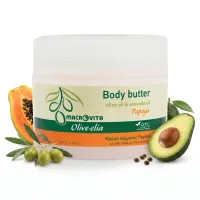 MACROVITA Olive.elia Papaya naturalne masło do ciała z bio-oliwą i awokado 200ml