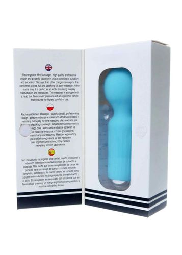 Stymulator-Rechargeable Mini Masager USB 20 Functions - Blue na Arena.pl