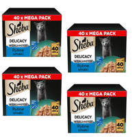 SHEBA Delicacy mokra karma dla kota w galaretce saszetki 40x85 g 3+1 GRATIS