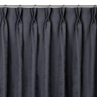 Zasłona MILANA szenilowa na flexach 420x225 grafitowa wzór 1 Homede