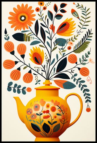 Plakat 68x101cm Bujna Herbata na Arena.pl