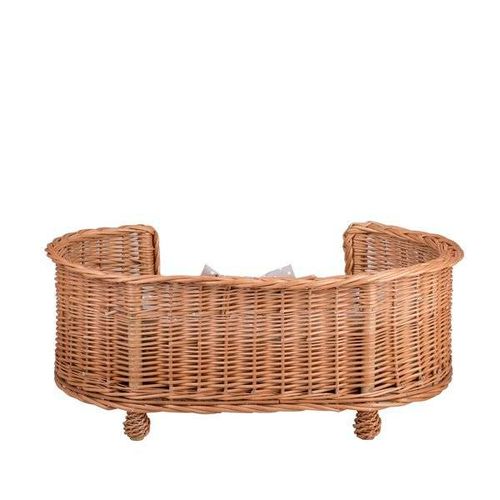 OWALNE luksusowe WIKLINOWE LEGOWISKO DLA PSA KANAPA DLA ZWIERZĄT 88X58 H14/37 CM na Arena.pl