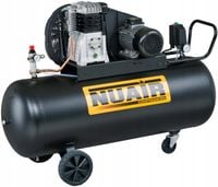 KOMPRESOR OLEJOWY TŁOKOWY ZBIORNIK 200L 10 BAR 400V NUAIR
