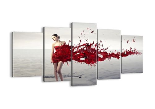 Obraz Na Płótnie - Kobieta Modelka - 160X85 Cm - Ea160X85-2633 na Arena.pl