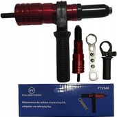 Nitownica adapter do nitów na wkrętarkę z rączką 2,4-4,8mm Falon-Tech