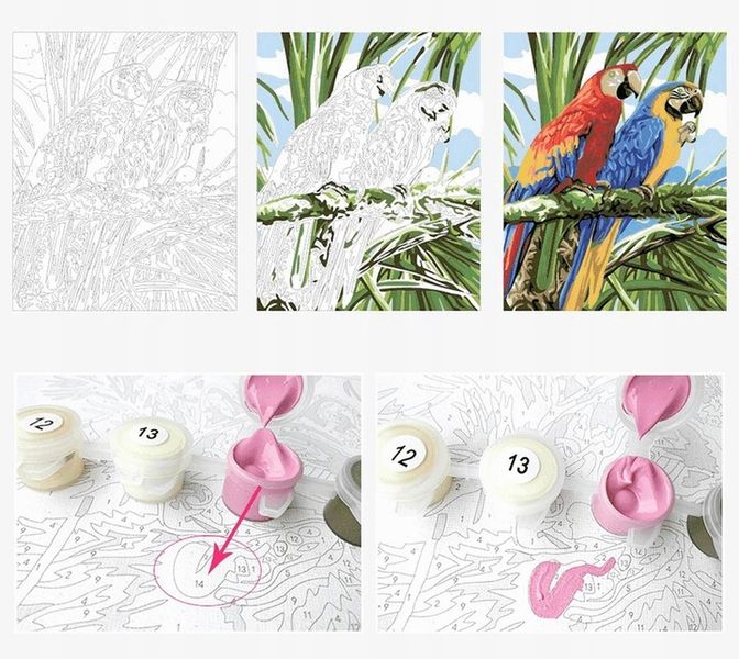 Obraz do MALOWANIA PO NUMERACH Bez Ramy ARTNAPI zdjęcie 2