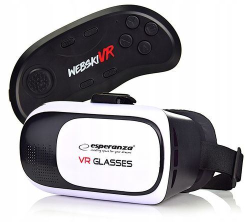 WIRTUALNA RZECZYWISTOŚĆ GOGLE VR 3D 360 DO TELEFONU Z KONTROLEREM SŁUCHAWKI na Arena.pl