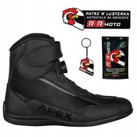 Krótkie buty motocyklowe SECA APEX PRO BLACK czarny GRATISY