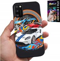 ETUI DO SAMSUNG GALAXY A41 - SPORTOWE SAMOCHODY, WYŚCIGI CASE + SZKŁO