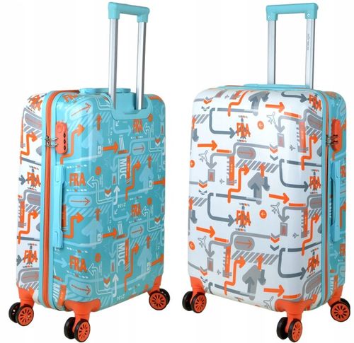 Średnia walizka na kółkach SUNBAG Fly360 Dual Color na Arena.pl