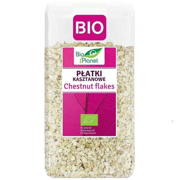 PŁATKI KASZTANOWE BIO 300 g - BIO PLANET zdjęcie 1
