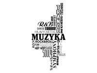 40X60CM MUZYKA OBRAZ DRUK