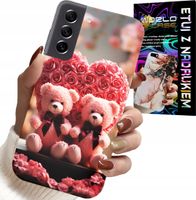 ETUI DO SAMSUNG GALAXY S22 - RODZINKA RÓŻANYCH MISIÓW SERCE + SZKŁO
