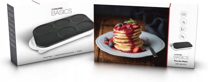 PATELNIA do naleśników NALEŚNIKARKA Pancakes 1500W NON STICK 6 SZT MOCNA zdjęcie 4