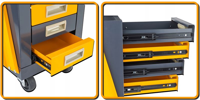 WÓZEK SPAWALNICZY DO SPAWAREK Z PÓŁKĄ NA BUTLE SZUFLADY STABILNY MOBILNY zdjęcie 5