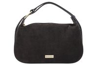 Elegancka torebka zamszowa na ramię - Brązowa ciemna