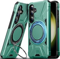 Etui Samsung Galaxy S24 pancerne z ringiem stojakiem obrotowym 360