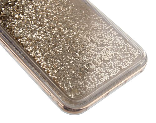 GUESS LIQUID GLITTER - iPhone XS Max - GOLD na Arena.pl