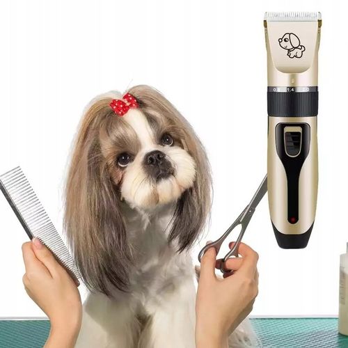 MASZYNKA DO STRZYŻENIA PSÓW PSA GOLARKA ZESTAW 11e na Arena.pl