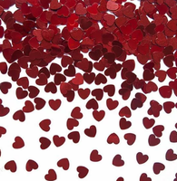 konfetti/brokat 10pudełek  SERCA | KN-0248