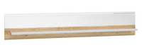 Półka Wisząca 134 cm Dąb Castello + Biały Połysk ABIGO ML