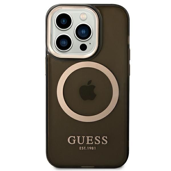 Etui Guess do iPhone 14 Pro Max, Czarny, MagSafe zdjęcie 3