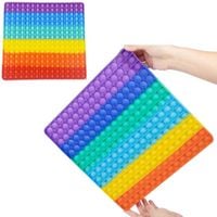 LT320 POPIT DUŻY KWADRAT PUSH BUBBLE POP IT JUMBO XXL 256 BĄBELKI 30X30CM