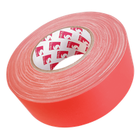 TAŚMA 3130 50mm/50m TKANINOWA CZERWONA MATOWA GAFER KLEJ BEZŚLADOWY SCAPA