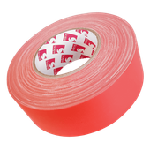 TAŚMA 3130 50mm/50m TKANINOWA CZERWONA MATOWA GAFER KLEJ BEZŚLADOWY SCAPA