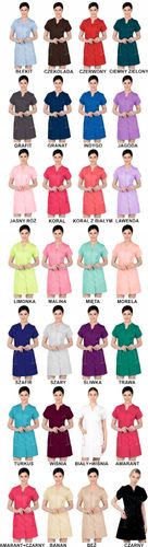 Fartuch medyczny kosmetyczny damski firmowy HAFT z TWOIM LOGO NAPISEM 5szt na Arena.pl