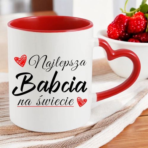 KUBEK Z NADRUKIEM PREZENT DLA BABCI NA DZIEŃ BABCI URODZINY na Arena.pl