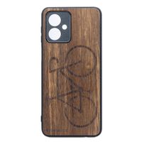 drewniane etui bewood do motorola g54 5g rower limba