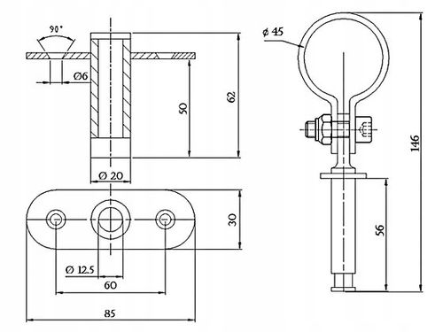 Wiosła szalupowe + Dulki John Paddle 2 szt 210 cm + Pokrowiec na 2 wiosła na Arena.pl