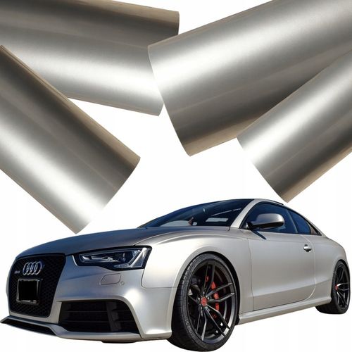 FOLIA OKLEINA SAMOCHODOWA SREBRNY POŁYSK 1,23x3M na Arena.pl