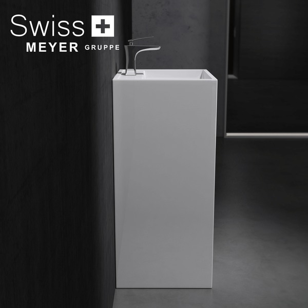 Umywalka wolnostojąca z konglomeratu - LARA SWISS MEYER zdjęcie 2