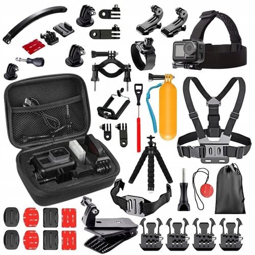 ZESTAW XXL AKCESORIA GOPRO HERO 13 12 11 dji action insta360 SZELKI na Arena.pl