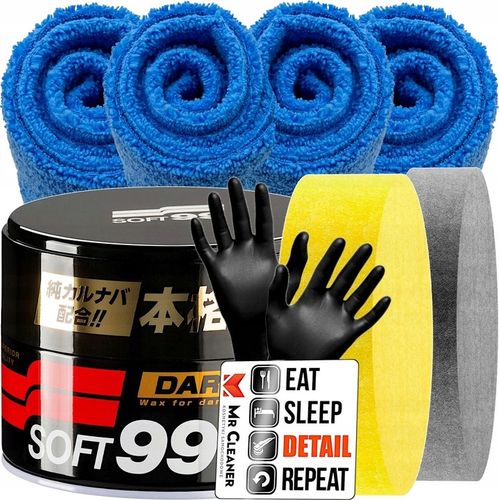 SOFT99 DARK BLACK DUŻY WOSK SAMOCHODOWY DO AUTA TRWAŁY CIEMNE LAKIERY 300G na Arena.pl