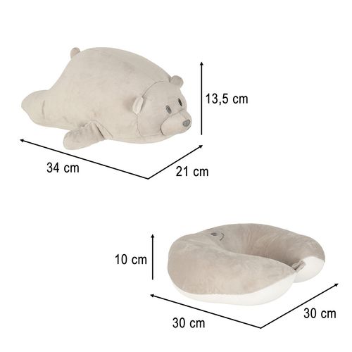 PODRÓŻNA PODUSZKA 2W1 MIŚ na Arena.pl