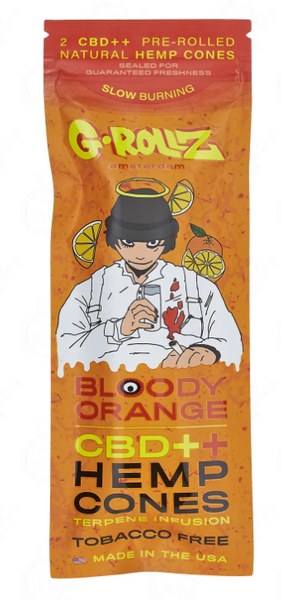 Wrapy konopne G-Rollz Bloody Orange zdjęcie 1