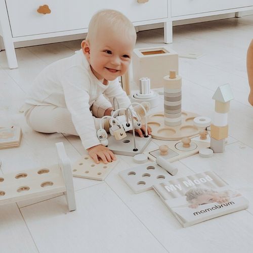 Pudełko Edukacyjne Montessori dla małych dzieci 6 zabawek Zabawa Edukacja na Arena.pl