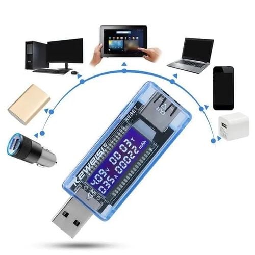 Woltomierz cyfrowy RETOO WOLTOMIERZ CYFROWY MIERNIK AMPEROMIERZ TESTER USB na Arena.pl