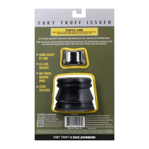 doc johnson full metal jacket silikonowy pierścień intymny bez wibracji na Arena.pl