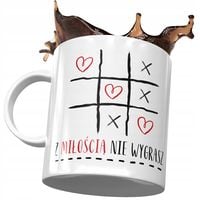 Kubek Śmieszny Zabawny Z Miłością Nie Wygrasz Z Nadrukiem Ze Zdjęciem