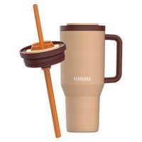 Kubek termiczny ze słomką Kambukka RIO 950 ml - Almond Dream