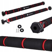 DRĄŻEK ROZPOROWY DO PODCIĄGANIA ĆWICZEŃ SOLIDNY TELESKOPOWY REGULOWANY STAL