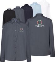 Koszula damska z tkaniny popelina TWÓJ HAFT LOGO GRAFIKA firmowa 5 szt