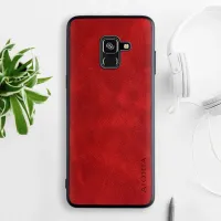 Etui AIORIA Vintage LEATHER do Samsung Galaxy A8 2018 (A530) czerwony