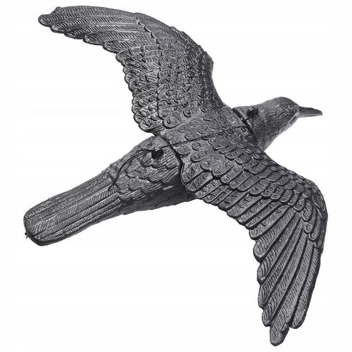 Kruk w locie Sillar makieta ptaka kruka odstraszacz ptaków gołębi szpaki 3x na Arena.pl