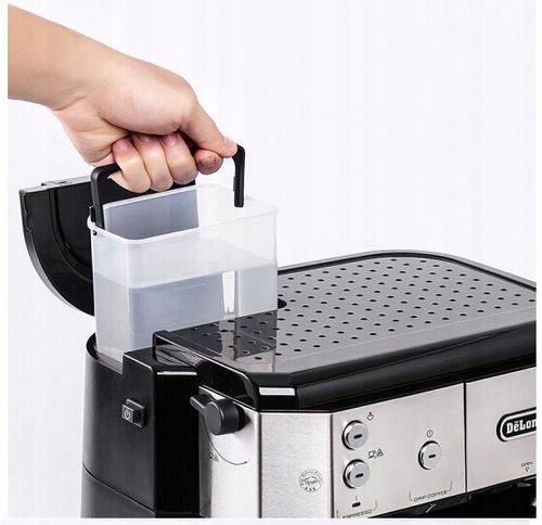 Ekspres do kawy kolbowy ciśnieniowo przelewowy Delonghi BCO421.S (P) na Arena.pl