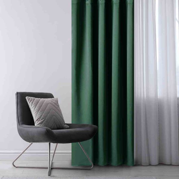 CURT/AH/BLACKOUT/EYELETS/D.GREEN/140X245/1PC zdjęcie 6
